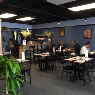 Lots more places to sit now and very nice remodeling job!