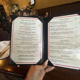 Inside menu  peek