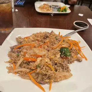 Fried beef rice