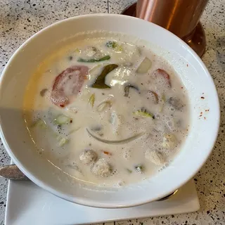 Bowl of Tom Kha Soup