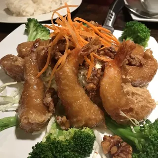 Honey Walnut Prawns