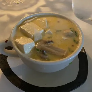 Tom Kha Tofu vegan style