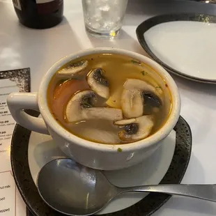 Tom Kha soup vegetarian style
