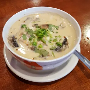 S7. Tom Kha Soup, Beef $6.95 (Small)
