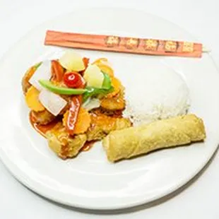 Sweet and Sour Chicken.