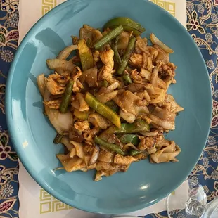 Drunken Noodles with Chicken