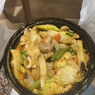 Evil jungle princess with chicken.. 9/10!