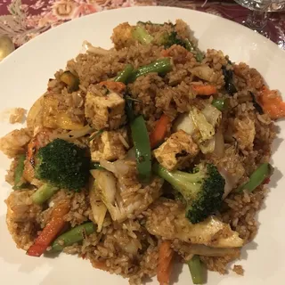 Vegetarian Basil Fried Rice