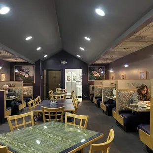 the interior of a restaurant