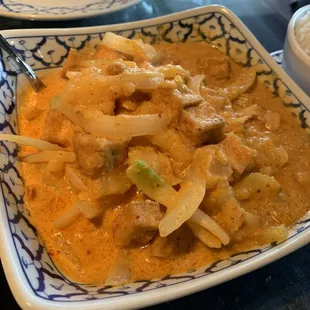 Massaman curry with tofu