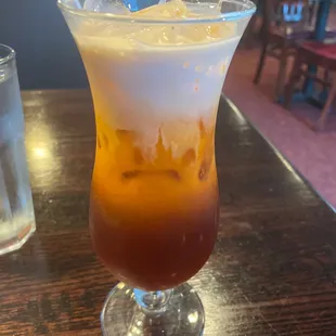Thai iced tea on a super hot day!