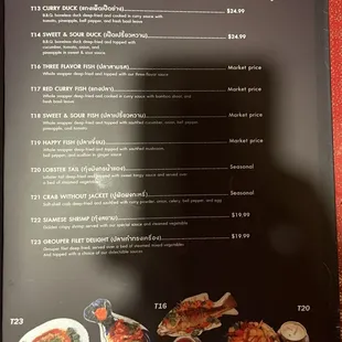 Page 3 of Menu
