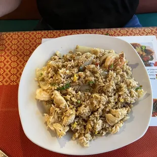 Thai Fried Rice with Chicken and