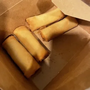 1 Vegetables Eggrolls 5 Pcs
