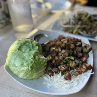 Lettuce Wrap tofu