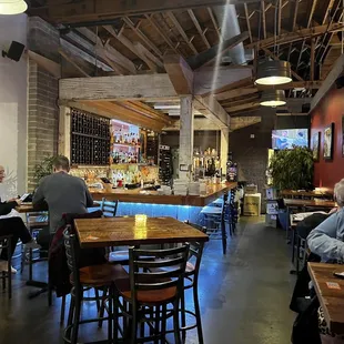 The Bar area