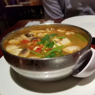 Tom yum, very spicy!