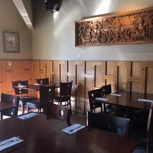 Inside the restaurant