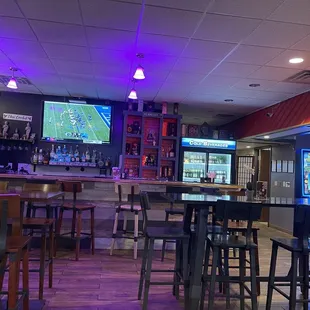 Bar and dining area