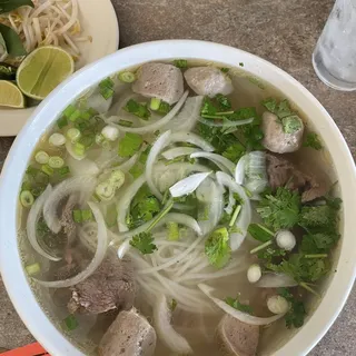 P2. Beef and Meatball Pho