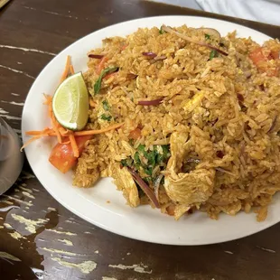 Khan Khao Pad Tom Yum with chicken!