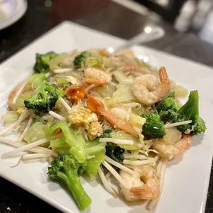 12/5/21 Pad woon sen with shrimp $13.95