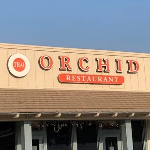 Thai Orchid building sign