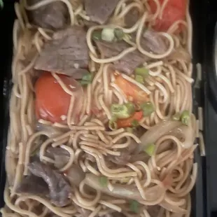Beef Drunken Spaghetti