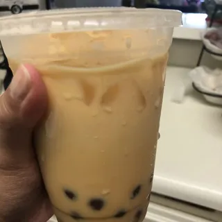 Thai Iced Tea with Boba