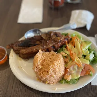 Lunch Menu's BBQ Spare Ribs