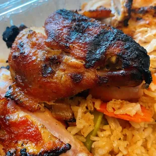 Thai BBQ Chicken  Vegetable Fried Rice