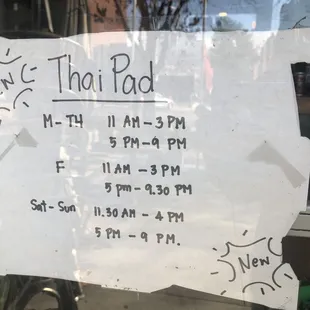 Store hours