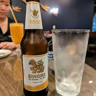 Singha. The original Thai beer. $5.