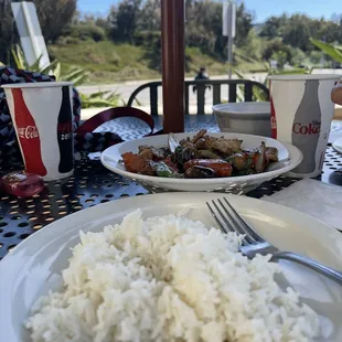 Delicious thai food, with a a great view outdoor