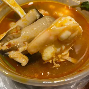 Seafood Tom yum soup