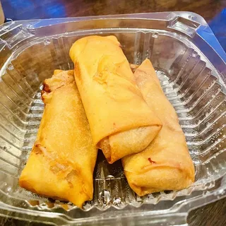 Crispy Bananas Rolls with Coconut Sticky Rice