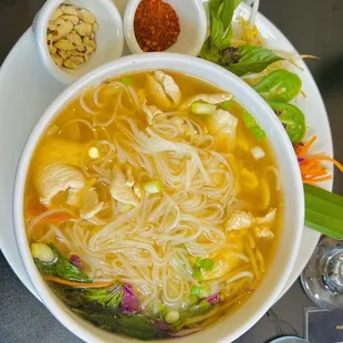 Pho Vietnamese Soup with chicken