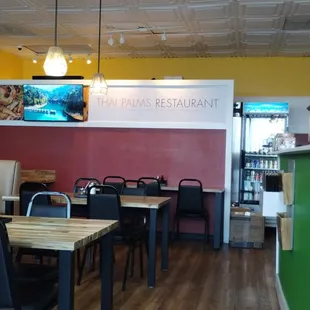 inside the restaurant!