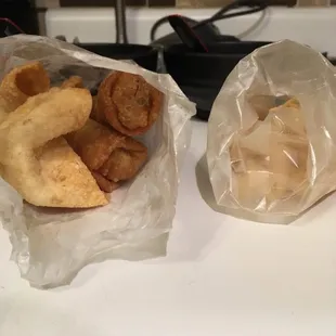 Non-greasy fried goods