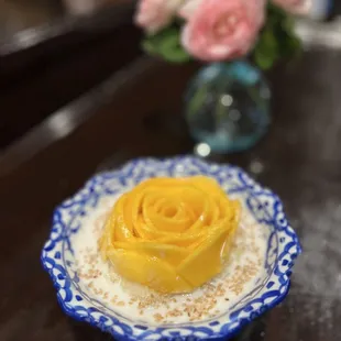 a plate of food on a table