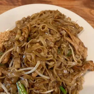 Pork pad Thai... literally tasted burnt like the bottom of a pot