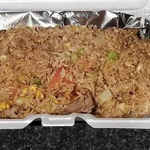 Beef Fried Rice.  As always, Thai Papaya delivered.