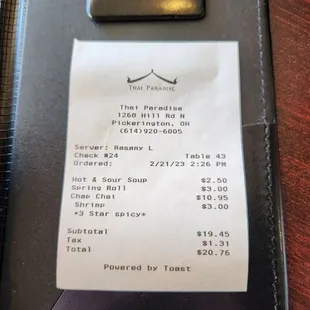 Prices Are Reasonable For The Portions You Get.