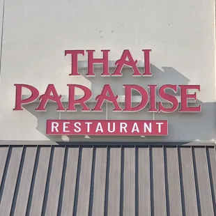 the front of the restaurant