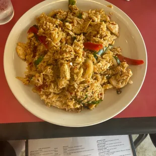 Spicy Fried Rice W/ Chicken