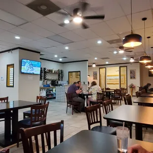 people eating and drinking