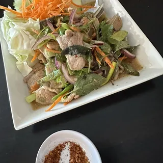 Pork Namtok Salad