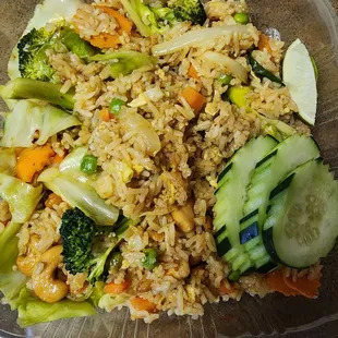 Tom Yum fried rice. Yum indeed!