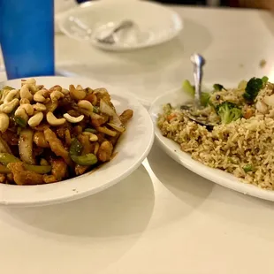 Crispy Cashew Nut Chicken / Shrimp Fried Rice