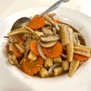 Stir Fried Baby Corn